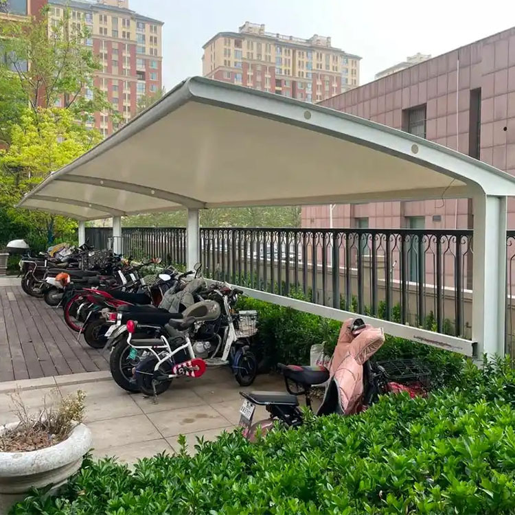 布尔津县膜结构电动车棚